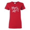 thumbnail image 1 of Mom Life Best Mom Mother's Day Gift Blessed Family Kids | Womens Mother's Day Graphic T-Shirt, Red, Large, 1 of 4