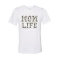 thumbnail image 1 of "Mom Life Leopard Shirt, Leopard Print Mom Shirt, Expecting Mom, Sublimation T, Mom To Be, Mom Life Tee, Gift For Her, Soft Bella Tshirt, White, XL", 1 of 1