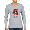 thumbnail image 1 of Mom Life Messy Bun Women's Long Sleeve T-shirt Trendy Motherhood Parenting Maternity Family Mother's Day Mama Mommy #momlife, 1 of 7