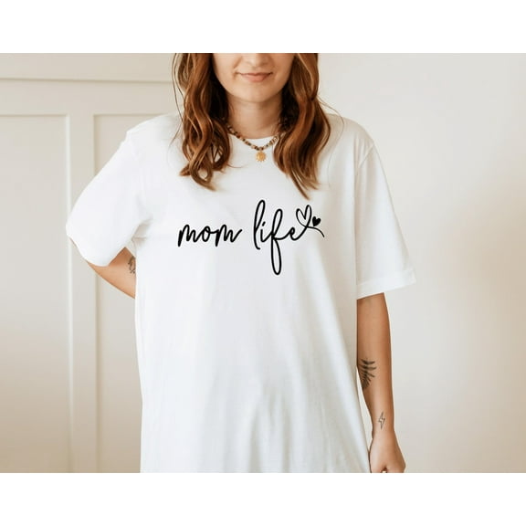 Mom Life Shirt, Shirt for Mama, Mother's Day Shirt, For Mom Shirt, Mother's Day for Mom Shirt, Mom Life Tee, Minimalist Heart Tee, F4368 All Size S-5Xl