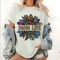thumbnail image 1 of Mom Life Sunflower Pattern Tops for Womens Sunflower Graphic Tees Mom Life Gift for Mom Tops Daily Outfits White,3XL, 1 of 3