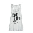 thumbnail image 1 of Mom Life To Insanity And Beyond Women's Fashion Sleeveless Flowy Racerback Workout Yoga Tank Top Sport Grey Small, 1 of 3