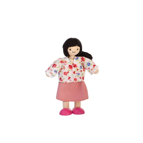 PlanToys Mom Dollhouse Figure - Fair Skin Tone