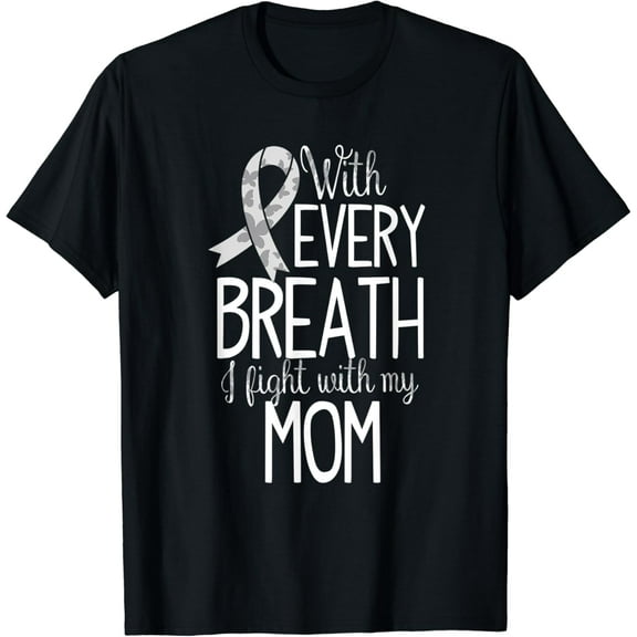Mom Lung Cancer Awareness T Shirt Women Men Kids T-Shirt
