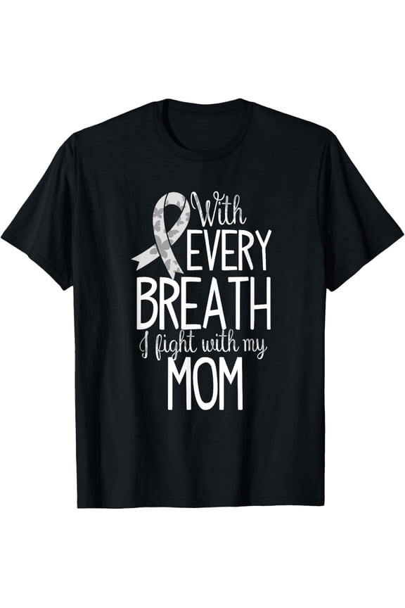 Mom Lung Cancer Awareness T Shirt Women Men Kids T-Shirt