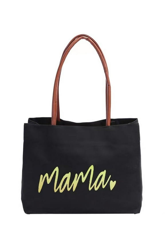 Mother Gifts Momlife Canvas Tote for Hospital, Shopping, Beach, Travel