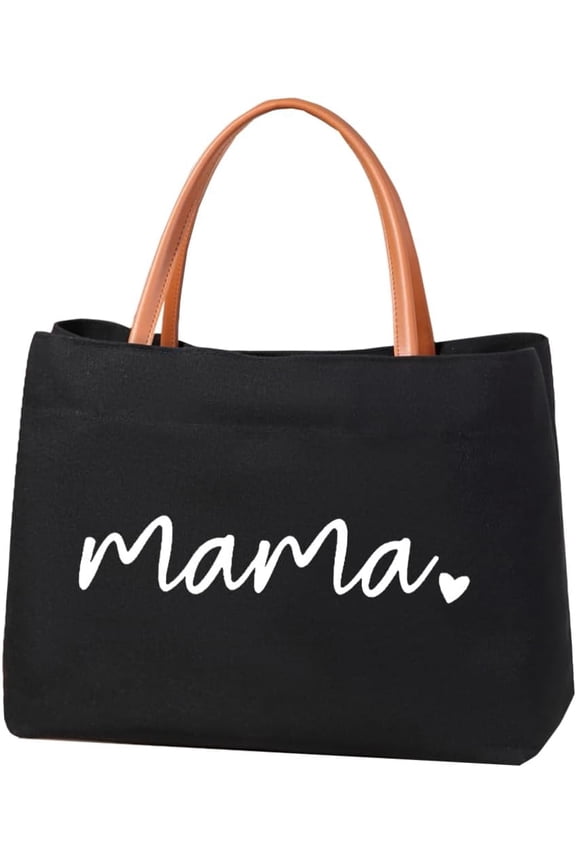 Mom Mama Bag Mother Gifts Momlife Tote for Hospital, Shopping, Beach, Travel