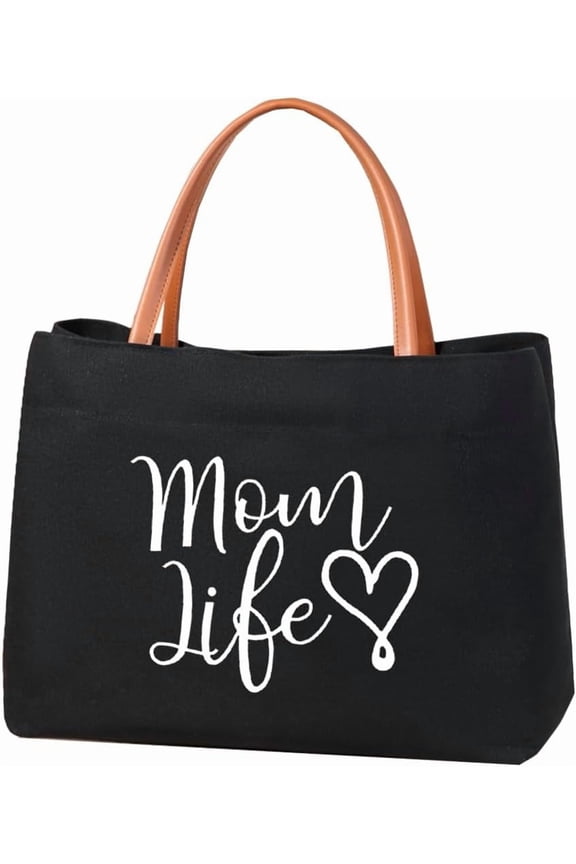 Mom Mama Bag Mother Gifts Momlife Tote for Hospital, Shopping, Beach, Travel