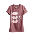 thumbnail image 1 of Mom Mama Mami Women's Fashion Relaxed T-Shirt Tee Heather Rouge Medium, 1 of 3