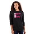 thumbnail image 1 of Mom Master of Moods Funny Mothers Day Women's Long Sleeve T Shirt Brisco Brands X, 1 of 6