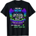 thumbnail image 1 of Mom Memorial Mom In Heaven Guardian Angel Wings Mother Loss T-Shirt, 1 of 4