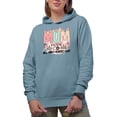 thumbnail image 1 of Mom Mode On All Day Every Day, Light Blue Hooded Sweatshirt or Hoodie, Large, 1 of 5
