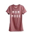 thumbnail image 1 of Mom Mode Women's Fashion Relaxed T-Shirt Tee Heather Rouge 2X-Large, 1 of 3