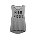 thumbnail image 1 of Mom Mode Women's Fashion Sleeveless Muscle Workout Yoga Tank Top Heather Grey Grey X-Large, 1 of 3