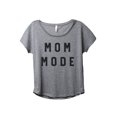 thumbnail image 1 of Mom Mode Women's Fashion Slouchy Dolman T-Shirt Tee Heather Grey Large, 1 of 3