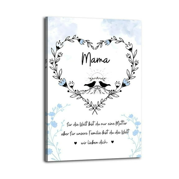 Mom Mother's Day Poster Great Wall Art for Home Decor,, Mother's Day Gift, Posters for Bedroom, Office Or Living Room