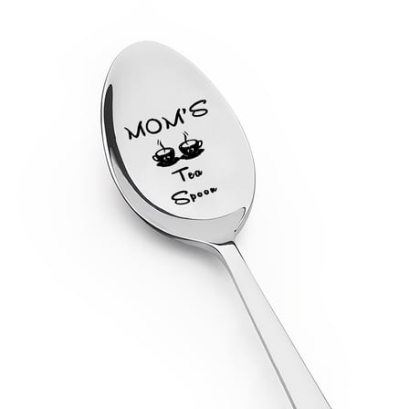Mom Mothers Mother's Day Gifts for Women Mother Birthday Gift for Mama Mom's Tea Spoon for Mother In Law Engraved Teaspoon for Tea Coffee Lovers Gifts for Step Bonus Mom Retirement Gift for Mom