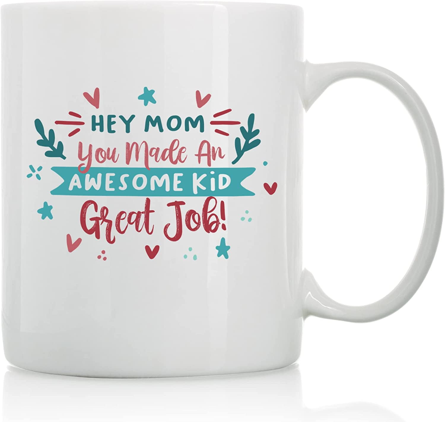 Watermelon Heads Mother's Day Mug for Mom - Best Mom, Wife, Love of My Life. 15oz Tea Cup Coffee Mug Gift from Husband. Birthday, Anniversary. Happy