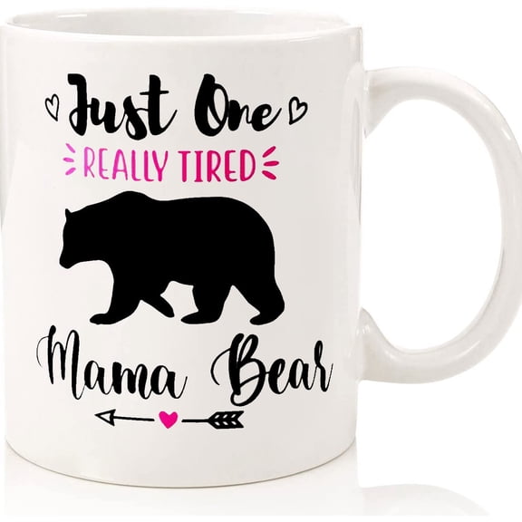 Mom Mug Mama Bear Mug, Ceramic Novelty Coffee Mugs 11oz, 15oz Mug, Tea Cup, Gift Present Mug For Birthday, Christmas Thanksgiving Festival