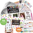 thumbnail image 1 of Mom Must-Have School Keepsake Kit | Class Keeper®, First and Last Day of School Signs, Stickers, App Membership and Earn & Learn® Chore Chart Pad | Pastel Flags, 1 of 10