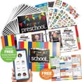 thumbnail image 1 of Mom Must-Have School Keepsake Kit | Class Keeper®, First and Last Day of School Signs, Stickers, App Membership and Earn & Learn® Chore Chart Pad | Pastel Flags, 1 of 10