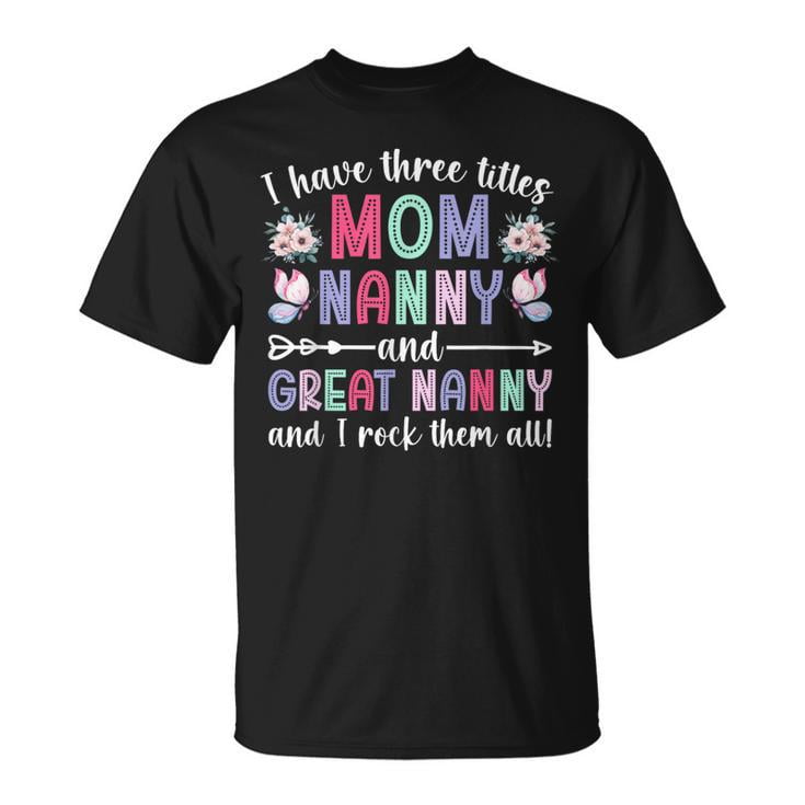 Maglietta Umoristica 'I'm A Mom Granny Great-Nonnny' – Cotone, Personalizzata, Unisex