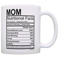 thumbnail image 1 of Mom Nutritional Facts Label Funny Gifts for Mom Gag Gift Coffee Mug Tea Cup White, 1 of 4
