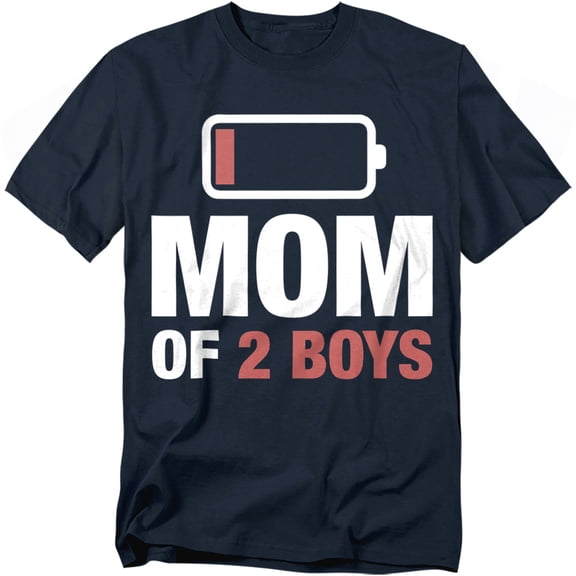 Mom Of 2 Boys Unisex Graphic Tee For Men & Women