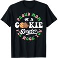 thumbnail image 1 of Mom Of A Cookie Dealer Groovy Troop Leader Scout Matching T-Shirt, 1 of 4