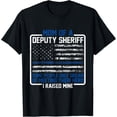 thumbnail image 1 of Mom Of A Deputy Sheriff Proud Hero Mother Sheriff T-Shirt, 1 of 4