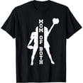 thumbnail image 1 of Mom Of Both Proud Football And Cheer Mom T-Shirt, 1 of 3
