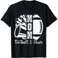 thumbnail image 1 of Mom Of Both Proud Football And Cheer Mom T-Shirt, 1 of 4