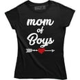 thumbnail image 1 of Mom Of Boys Mother's Day Mama Funny Arrow Heartbreak Women T-Shirt, 1 of 4