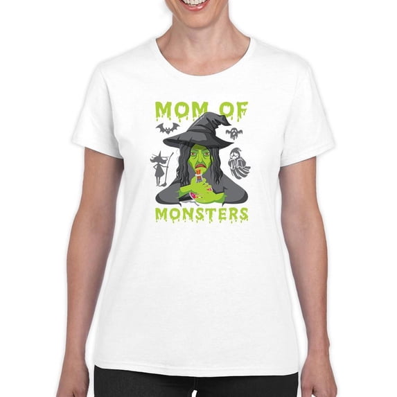 Mom Of Monsters. Funny Quote. T-Shirt Women -Image by Shutterstock, Female x-Large