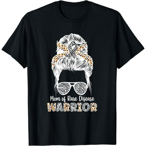 Mom Of Rare Disease Warrior Rare Disease Awareness Mother T-Shirt