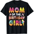 thumbnail image 1 of Mom Of The Birthday Bday Girl Ice Cream Birthday Party T-Shirt, 1 of 4