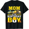 thumbnail image 1 of Mom Of The Birthday Boy Construction Worker Birthday T-Shirt, 1 of 2