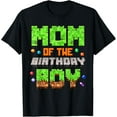 thumbnail image 1 of Mom Of The Birthday Boy Pixel Gaming Video Game Mother Kids T-Shirt Unisex S-5XL Hot Trending Shirt, Vintage Birthday Gift, 1 of 2