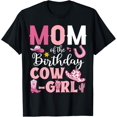 thumbnail image 1 of Mom Of The Birthday Cowgirl Rodeo Party B-day Girl Party T-Shirt Casual Short Sleeve Shirt, 1 of 4
