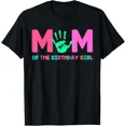 thumbnail image 1 of Mom Of The Birthday Girl 5Th Birthday Girl High Five Theme T-Shirt Unisex S-5XL Hot Trending Shirt, Vintage Birthday Gift, 1 of 3