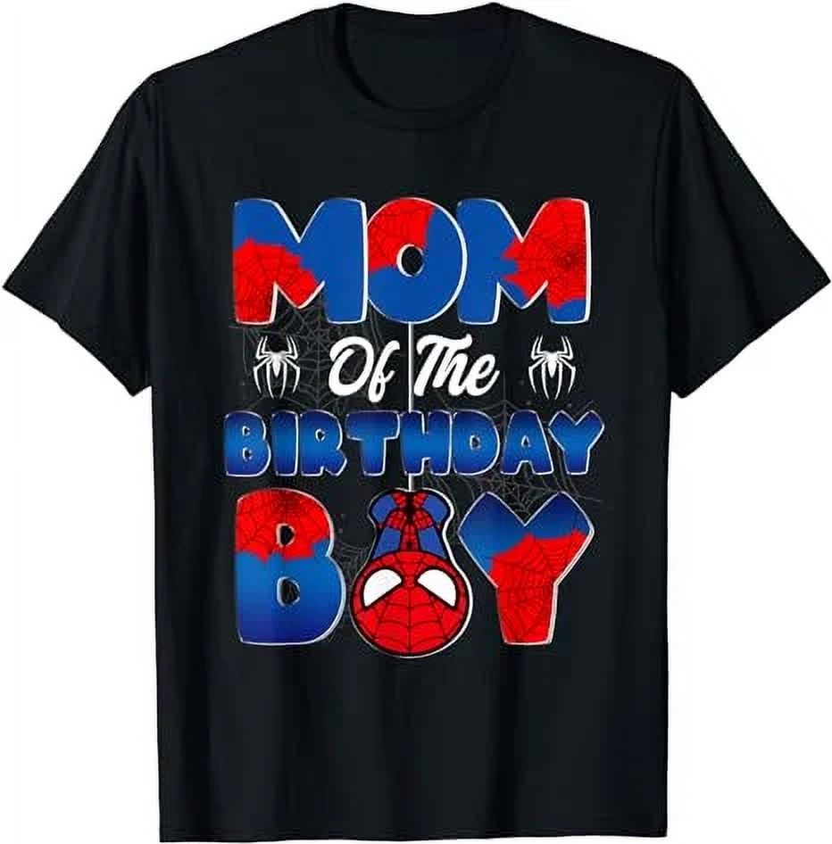 Mom Of The Birthday Spider Man Web Boy Mom And Dad Family - Walmart.com