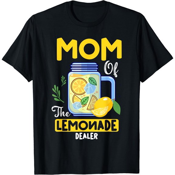 Mom Of The Lemonade Dealer Summer Lemonade Boss Family T-Shirt