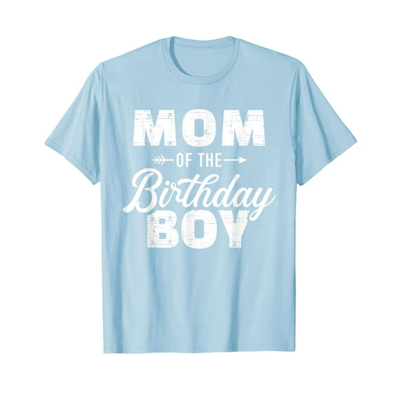 Mom Of the Birthday Boy Tee T-Shirt Birthday Boy Shirts Birthday Party Gift Family Shirts