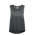 thumbnail image 1 of Mom Power Women's Fashion Sleeveless Muscle Workout Yoga Tank Top Charcoal Grey Small, 1 of 3
