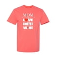 thumbnail image 1 of Mom Powered By Love Sarcastic Humor Graphic Novelty Funny T Shirt, 1 of 5