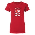 thumbnail image 1 of Mom Powered By Love Sarcastic Humor Graphic Novelty Funny T Shirt, 1 of 3
