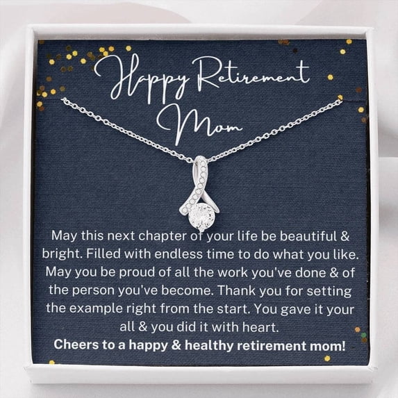Eluring Mom Retirement Alluring Beauty Necklace , Retirement Mom, Retiring ...