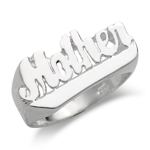 Mom Ring .925 Sterling Silver