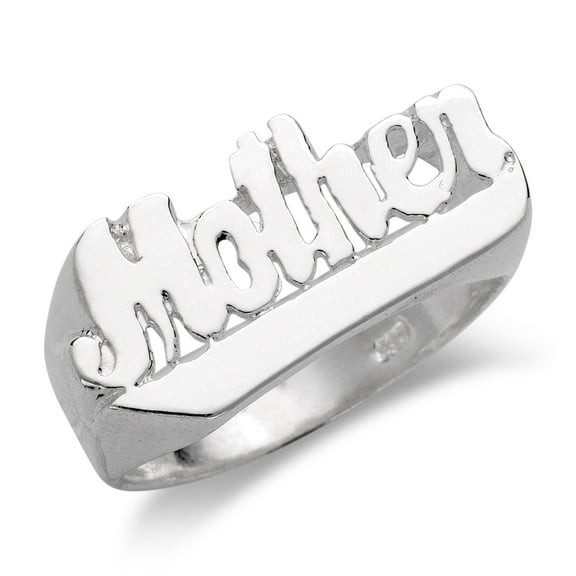 Mom Ring .925 Sterling Silver