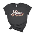 thumbnail image 1 of Mom Shirt Retro Script Tee Women Cute Gift Mothers Day Top Novel, 1 of 5